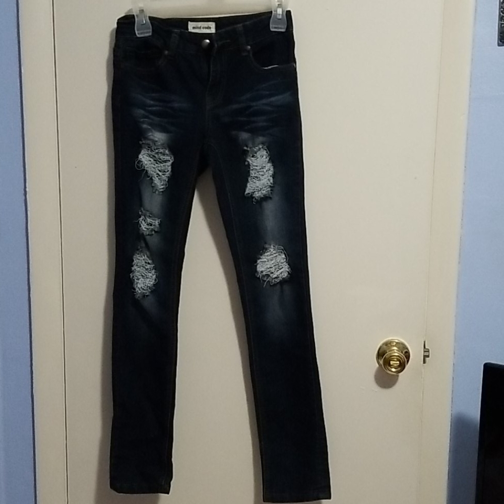 Mind Code 3 Distressed Jeans